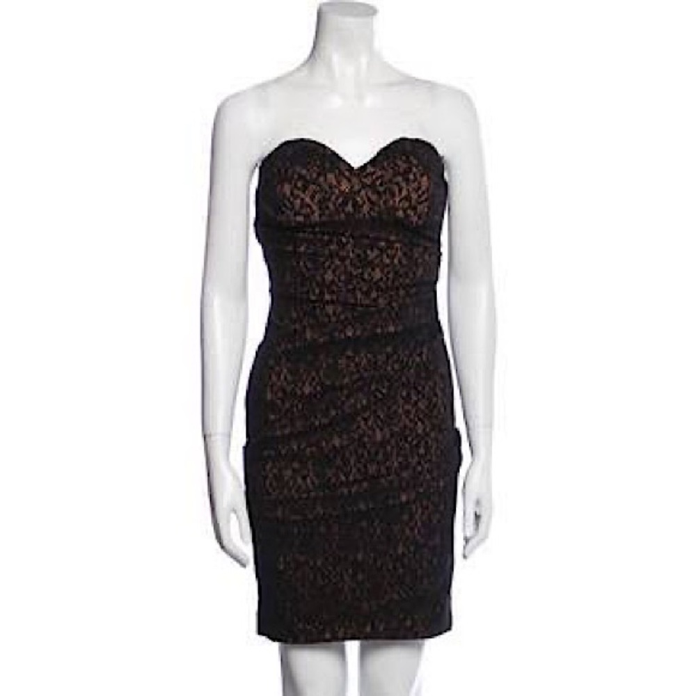 Preen black mini dress